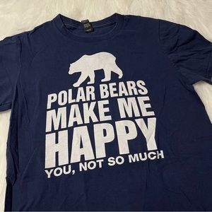 Polar Bears Make Me Happy Tshirt